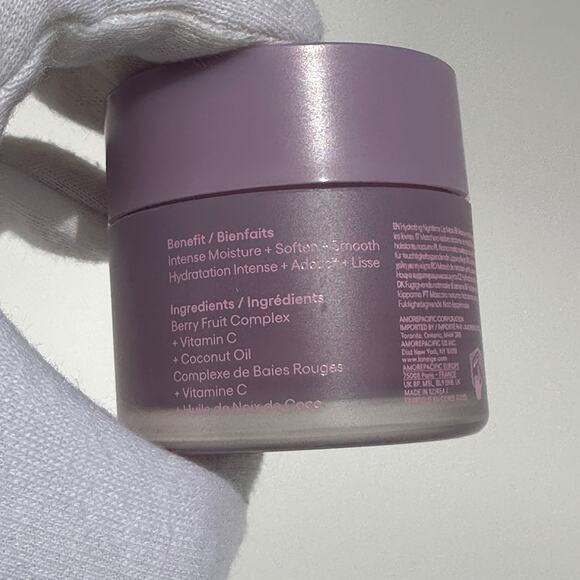 Laneige Lip Sleeping Mask Taro Bubble Tea Lip Balm Lavender BNIB 20g/0.70 oz - Picture 11 of 16